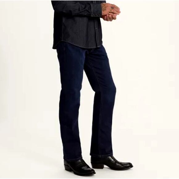 Tecovas Men's Premium Relaxed Dark Wash Denim Jeans 42X32 - Picture 3 of 10